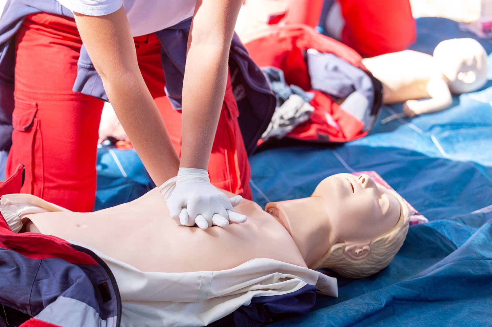 First aid and Cardiopulmonary resuscitation - CPR class