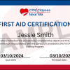 First Aid Certification